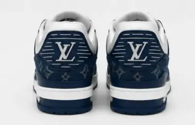 Zapatillas Louis Vuitton azul y blanco - miniatura 3