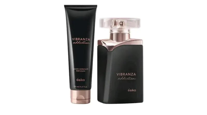 Set de perfume y loción Vibranza Addiction Ésika