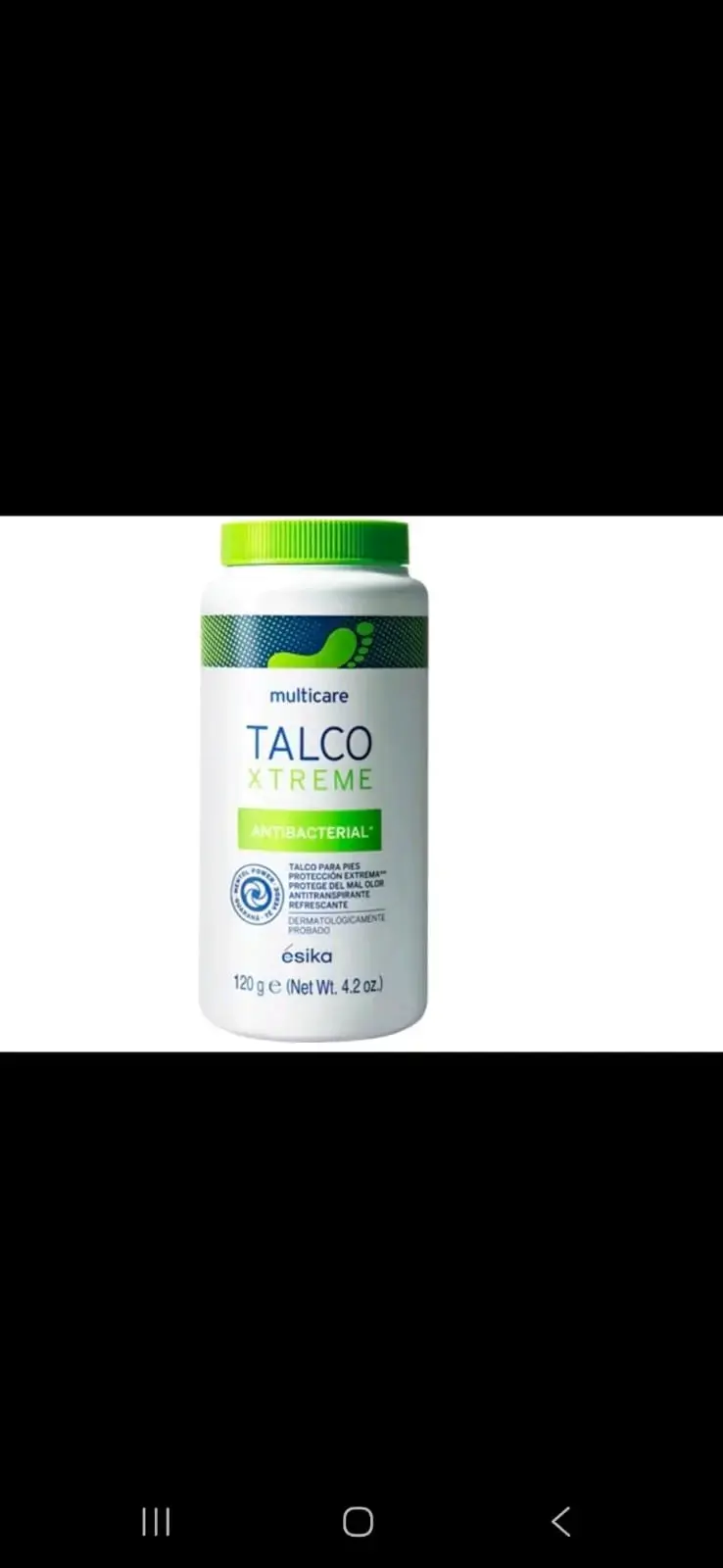 Talco antibacterial Multicare Xtreme 120g
