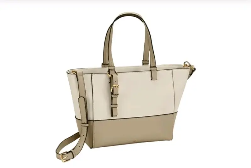 Bolso tote negro con correa ajustable - 2