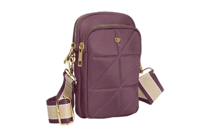 Bolso bandolera negro con correa ajustable - 2