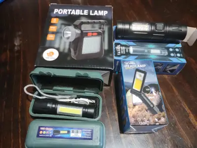 Linterna LED multifunción recargable USB - miniatura 2