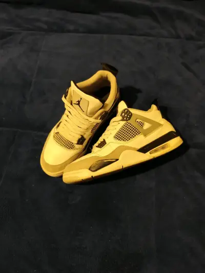 Jordan retro 4 military black - miniatura 1