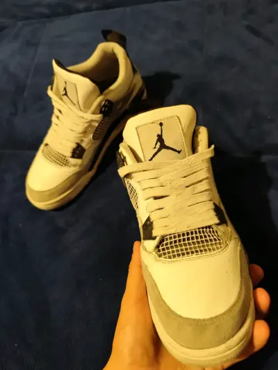 Jordan retro 4 military black - miniatura 3
