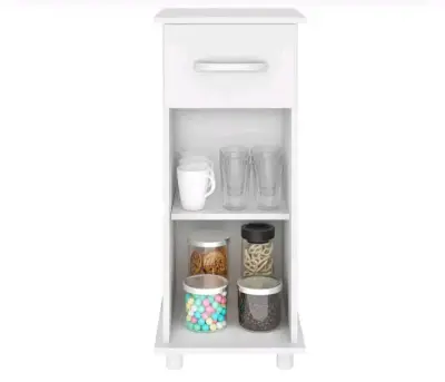 Mueble auxiliar blanco - miniatura 3