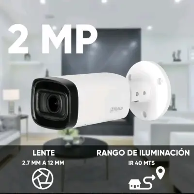 Cámara de seguridad Dahua 2MP con lente ajustable - miniatura 1