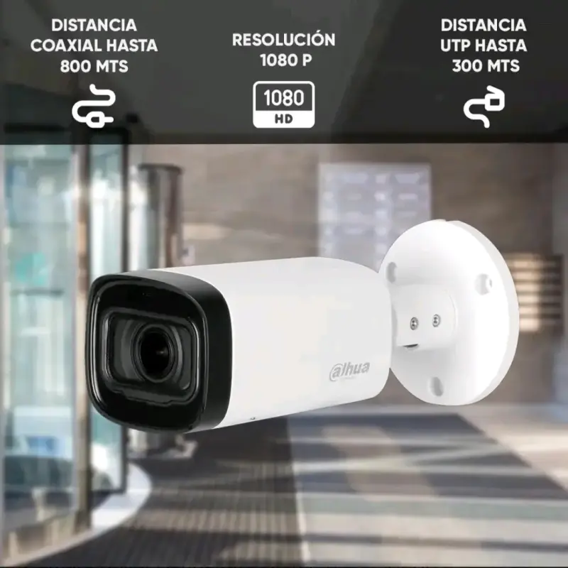 Cámara de seguridad Dahua 2MP con lente ajustable - 2