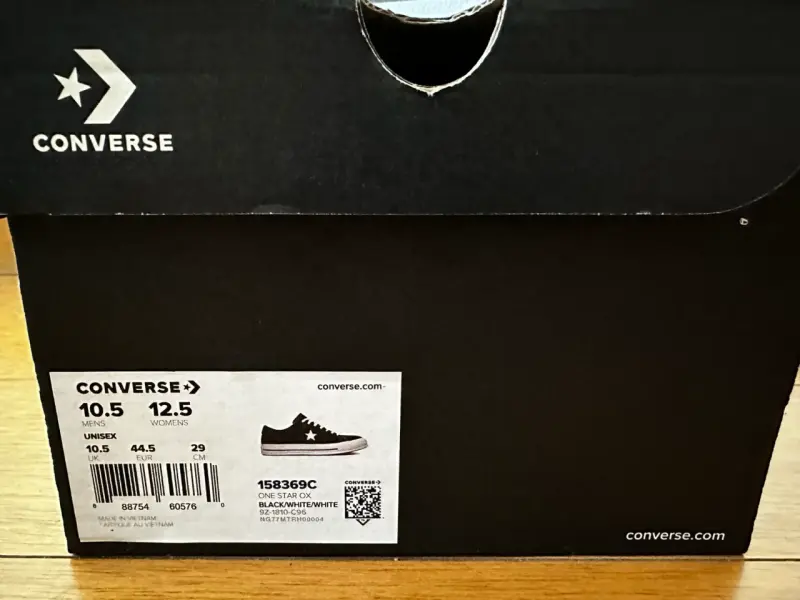 Zapatillas Converse negras unisex - 5