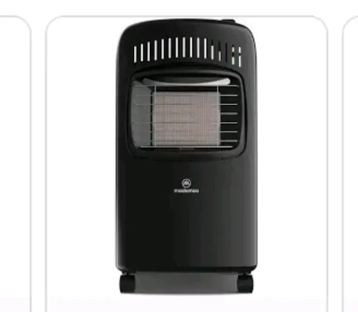 Calefactor a gas infrarrojo negro