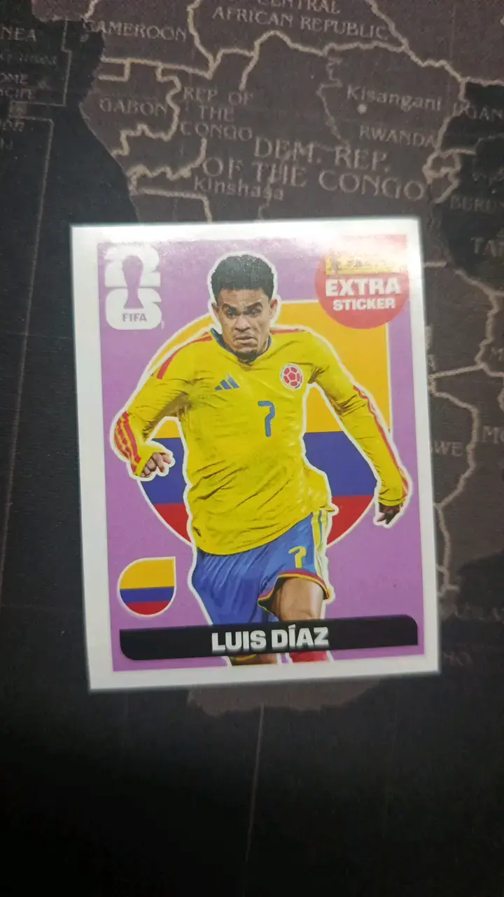 Lámina extra FIFA Luis Díaz Colombia - 1