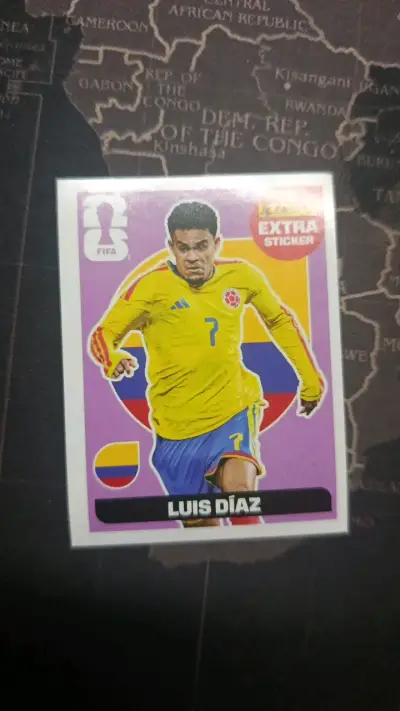 Lámina extra FIFA Luis Díaz Colombia - miniatura 1