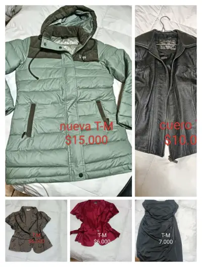 Chaqueta acolchada verde con capucha T-M - miniatura 1