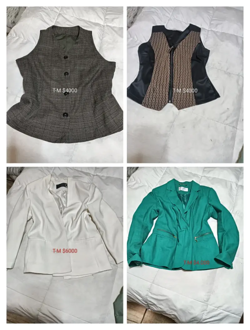 Chaqueta acolchada verde con capucha T-M - 3