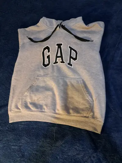 Polerón con capucha GAP gris unisex - miniatura 4