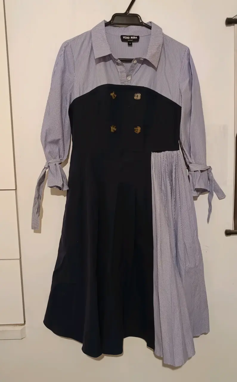 Vestido Vero Moda bicolor elegante