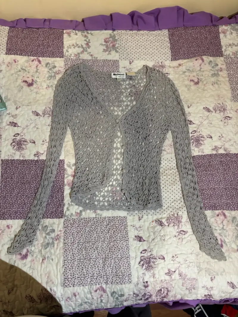 Cárdigan tejido gris Westwood - 1