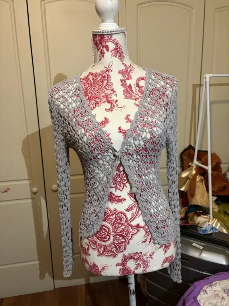 Cárdigan tejido gris Westwood - 2