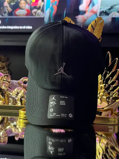 Gorra negra Jordan jumpman - miniatura 1