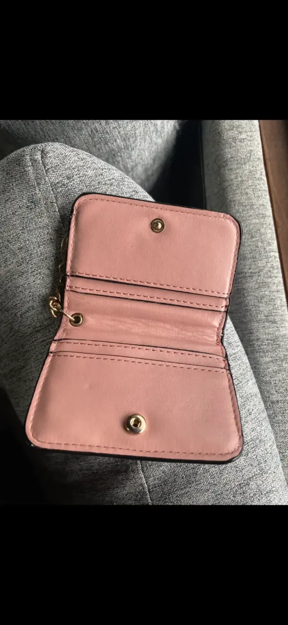 Monedero rosa con llavero elegante original - 2
