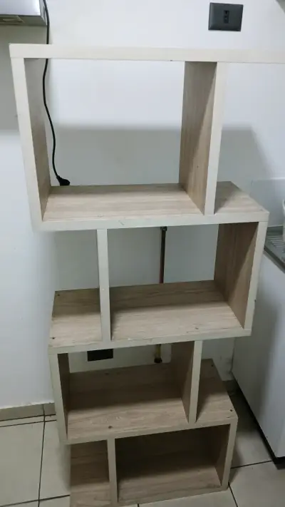 Estante de madera modular moderno - miniatura 1