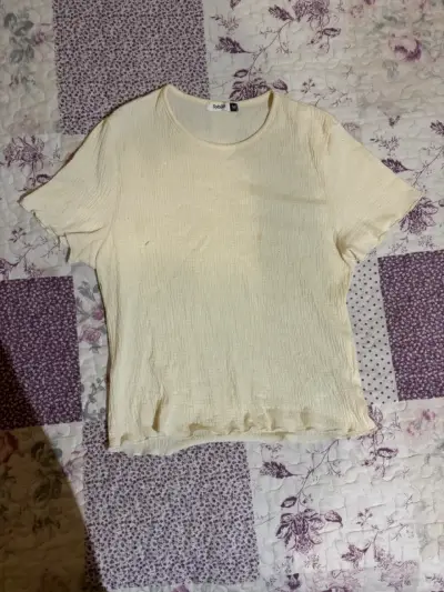 Polera beige de mujer Sybilla talla M - miniatura 1