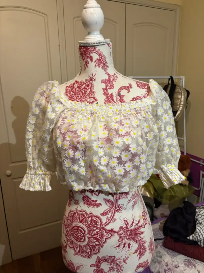 Blusa floral con mangas abullonadas FOREVER 21 - 2