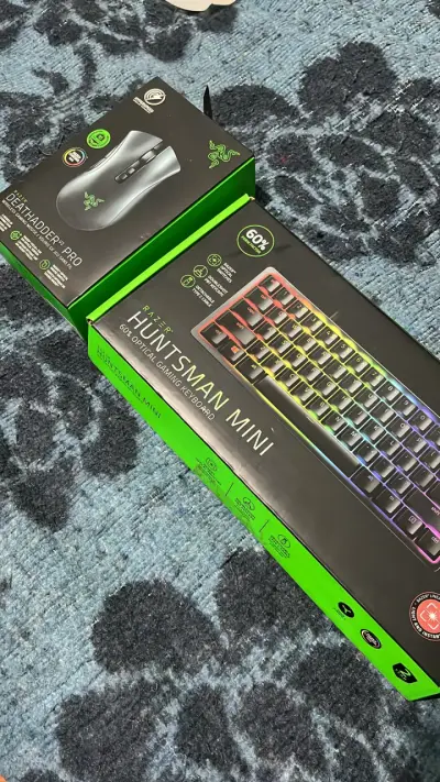 Teclado y mouse Razer Huntsman Mini y DeathAdder - miniatura 1