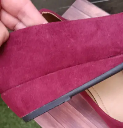 Zapatos planos burdeos talla 40 - miniatura 3