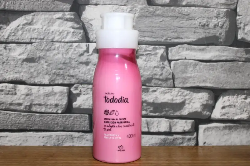 Crema corporal Natura Tododia frambuesa 400ml