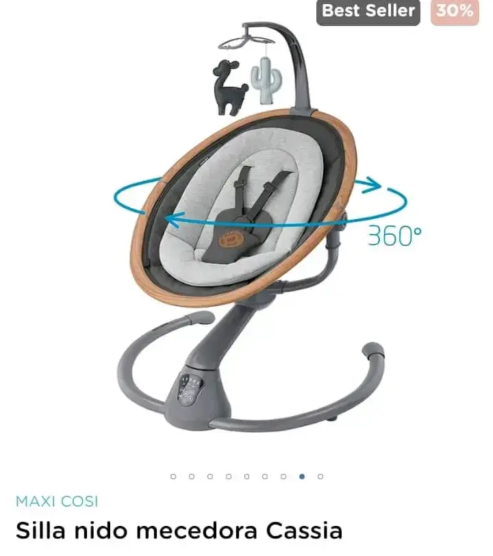 Silla mecedora para bebé Maxi Cosi - 4