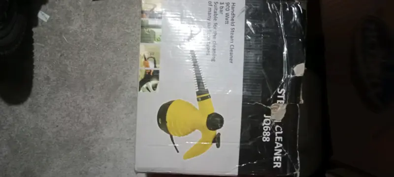 Limpiador a vapor portátil JQ688 amarillo