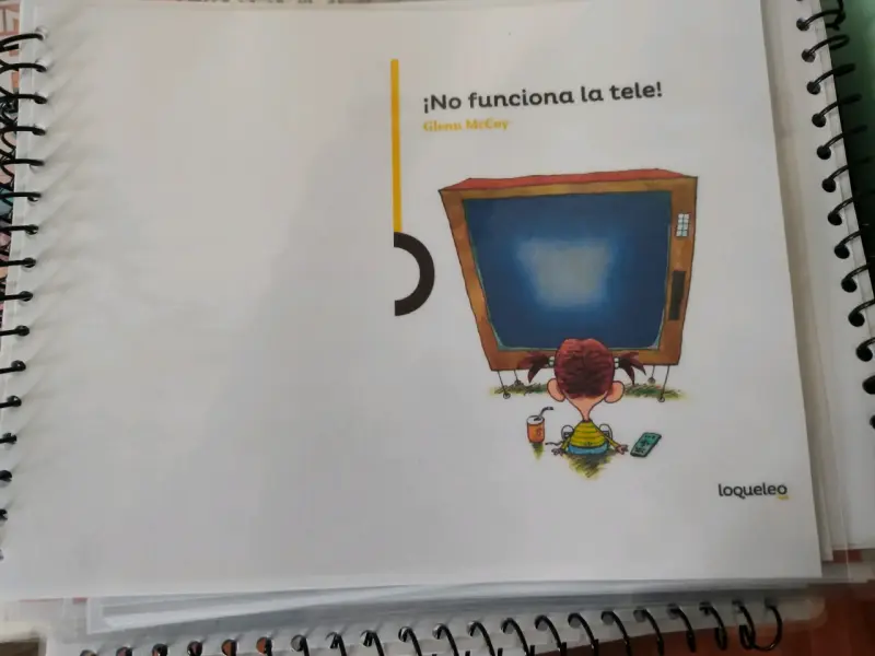 Libro infantil '¡No funciona la tele!'