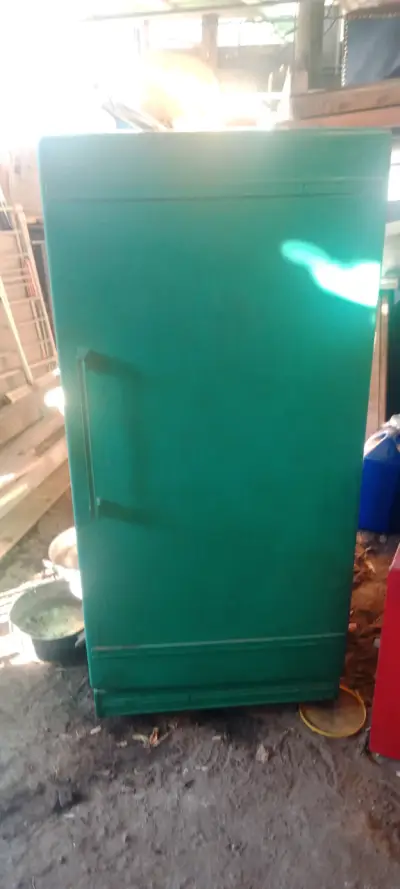 Refrigerador vintage verde en buen estado - miniatura 1