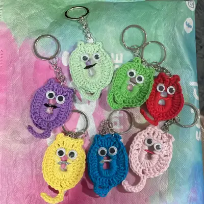 Llaveros  tejido a crochet - miniatura 3