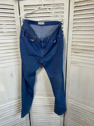 Jeans azul hombre talla 40 Basement - miniatura 1