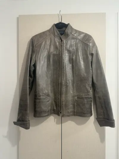 🖤Chaqueta de Cuero Argentino Estilo Biker 🇦🇷 - miniatura 1