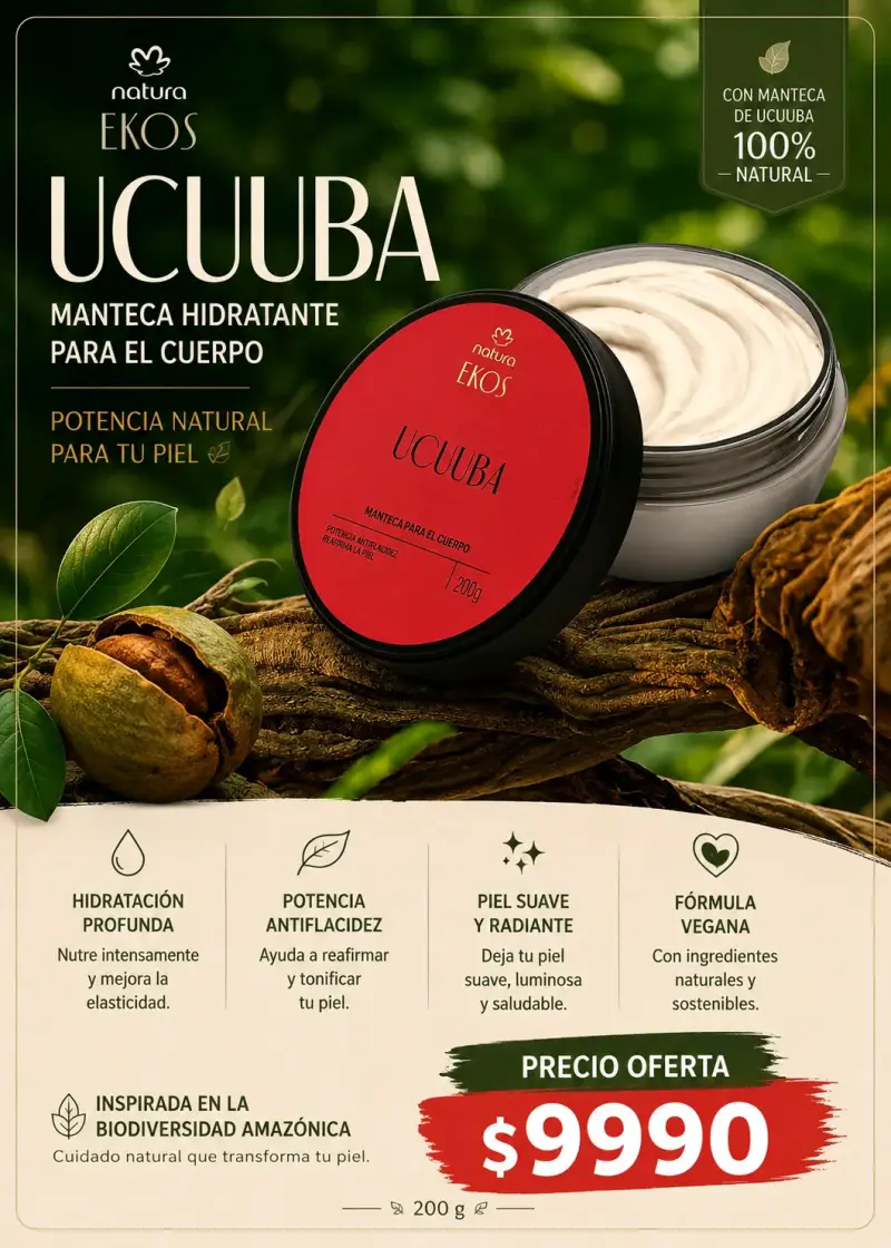 Manteca Hidratante Natura Ekos Ucuuba 200g