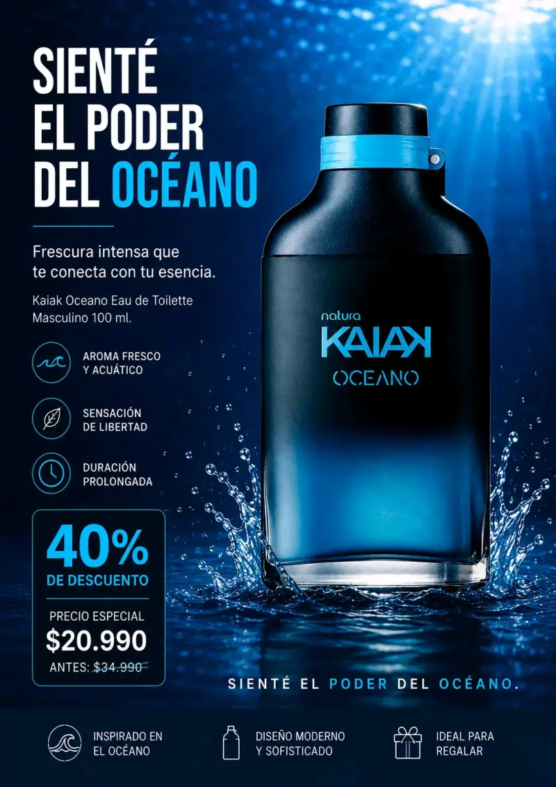 Perfume Kaiak Oceano Eau de Toilette 100 ml