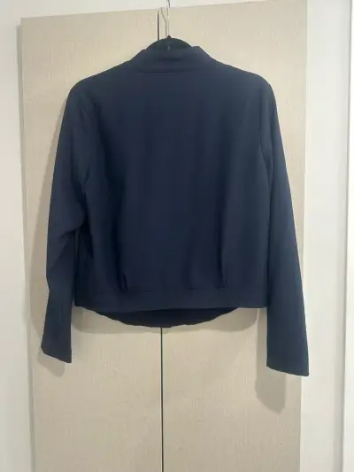 🖤Chaqueta Corta Asimétrica Azul Marino🖤 - miniatura 5
