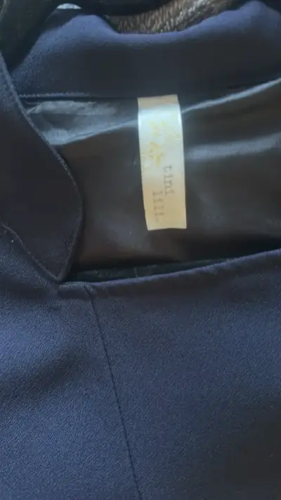 🖤Chaqueta Corta Asimétrica Azul Marino🖤 - miniatura 6