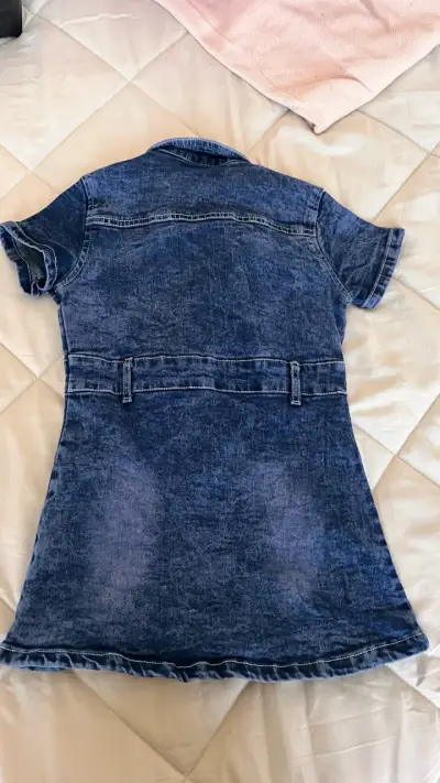 Vestido de mezclilla diseño Barbie talla 5 - miniatura 3