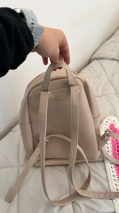 Mochila beige Stay Inspired todomoda - miniatura 3