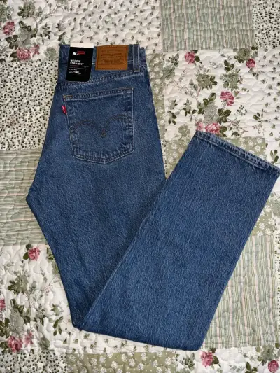 Jeans Levi's Wedgie Straight azul - miniatura 1