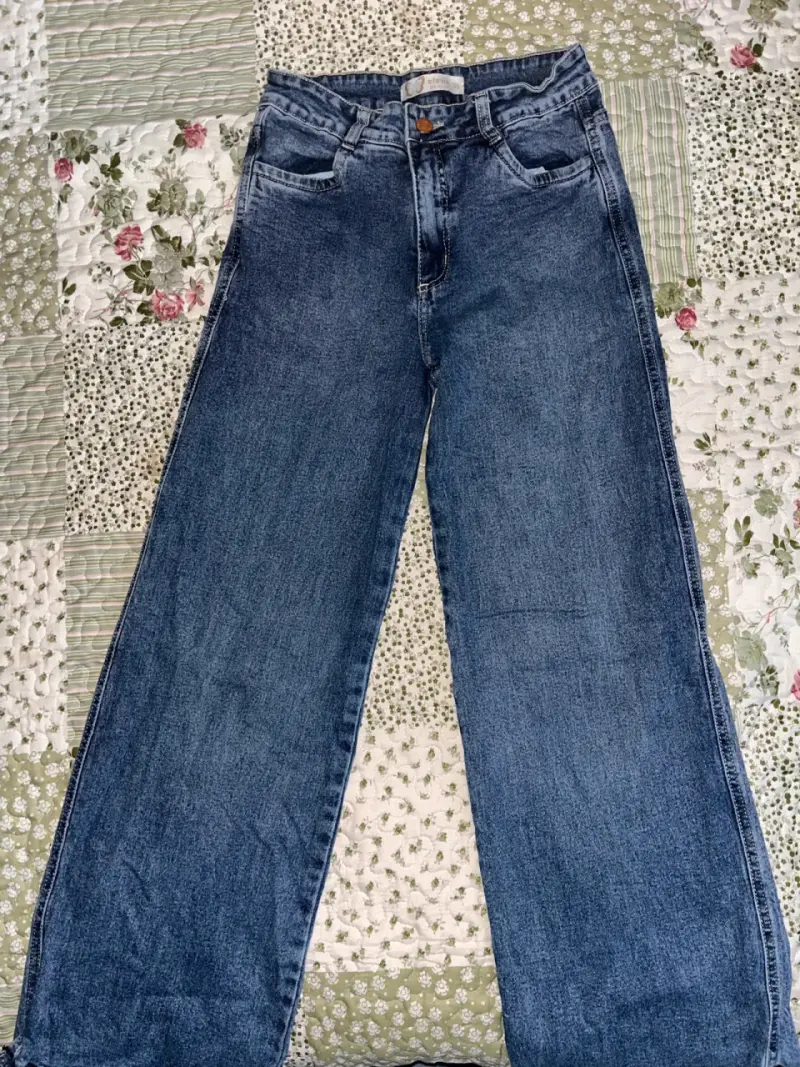 Jeans azul desgastados para mujer - 3