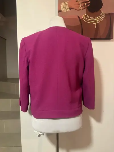 🖤Chaqueta Blazer io Fucsia / Magenta T42 🖤 - miniatura 2