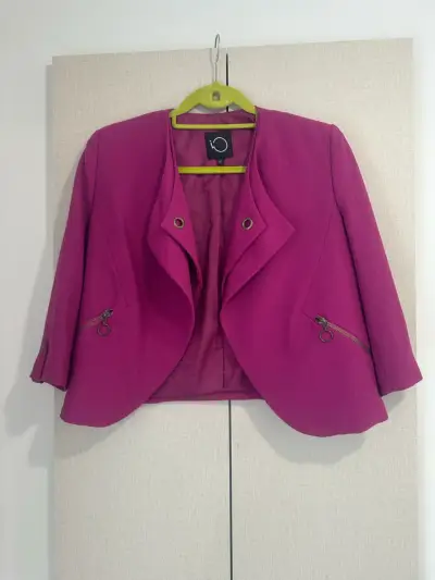 🖤Chaqueta Blazer io Fucsia / Magenta T42 🖤 - miniatura 4
