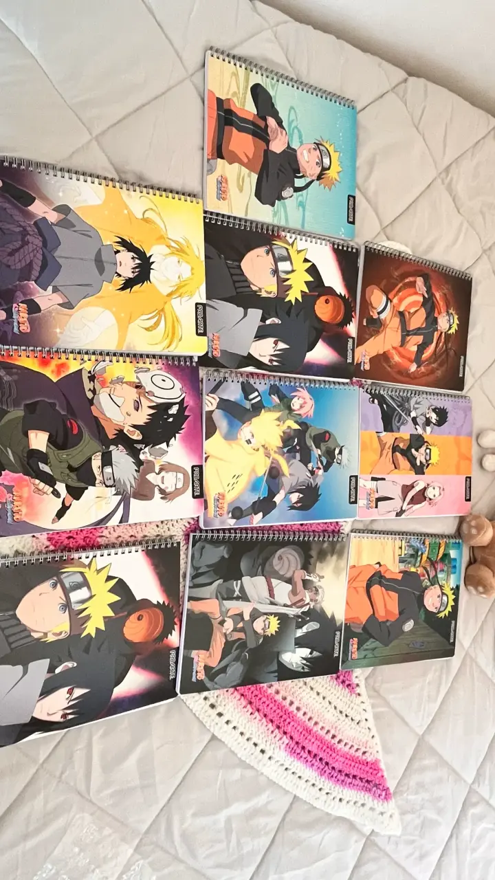 Cuadernos espiral Naruto colección completa - 1