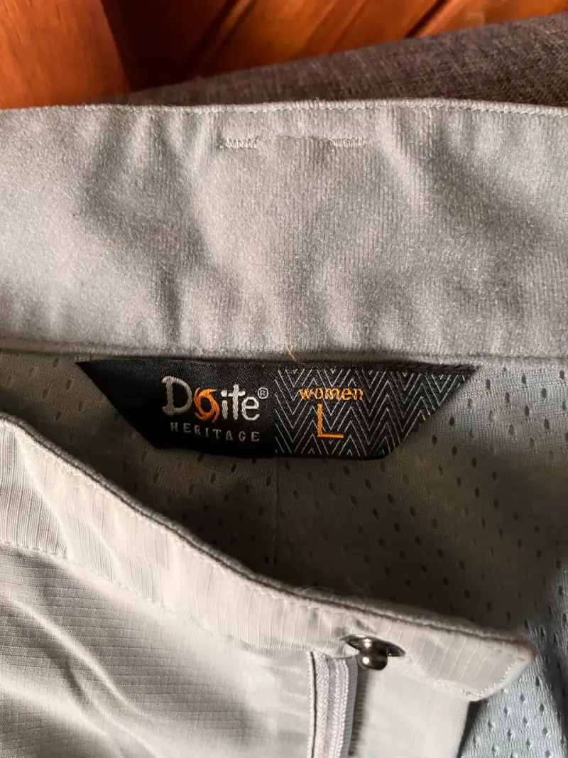 Pantalones outdoor gris claro para mujer talla L - 2