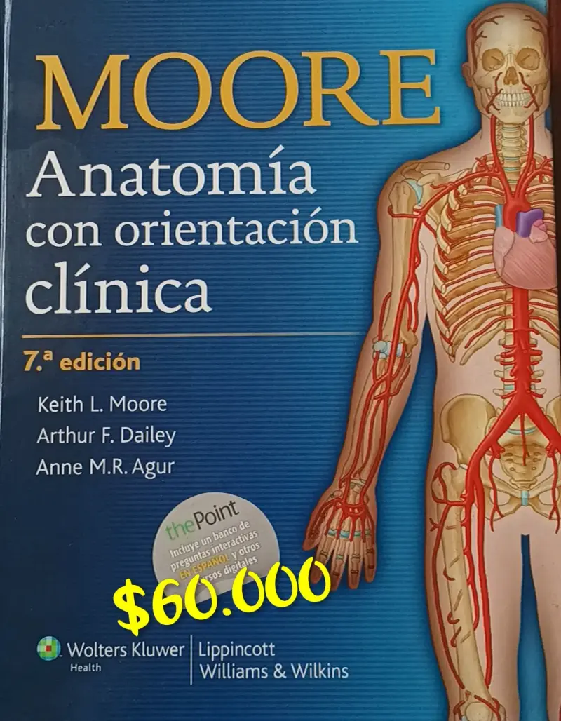 Libro Moore Anatomía con Orientación Clínica 7ª Edición