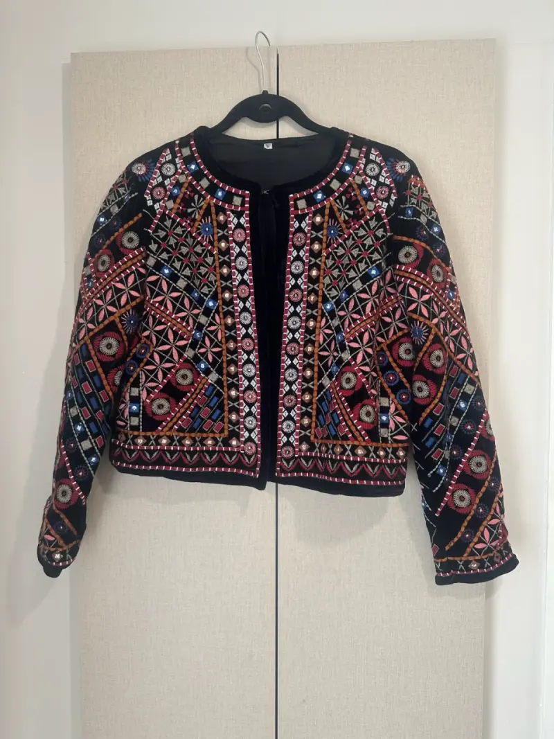 🖤Chaqueta bordada multicolor bohemia🖤 - 4